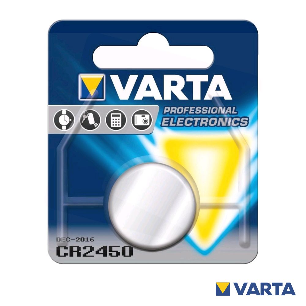 Pilha Lithium CR2450 3V Blister VARTA