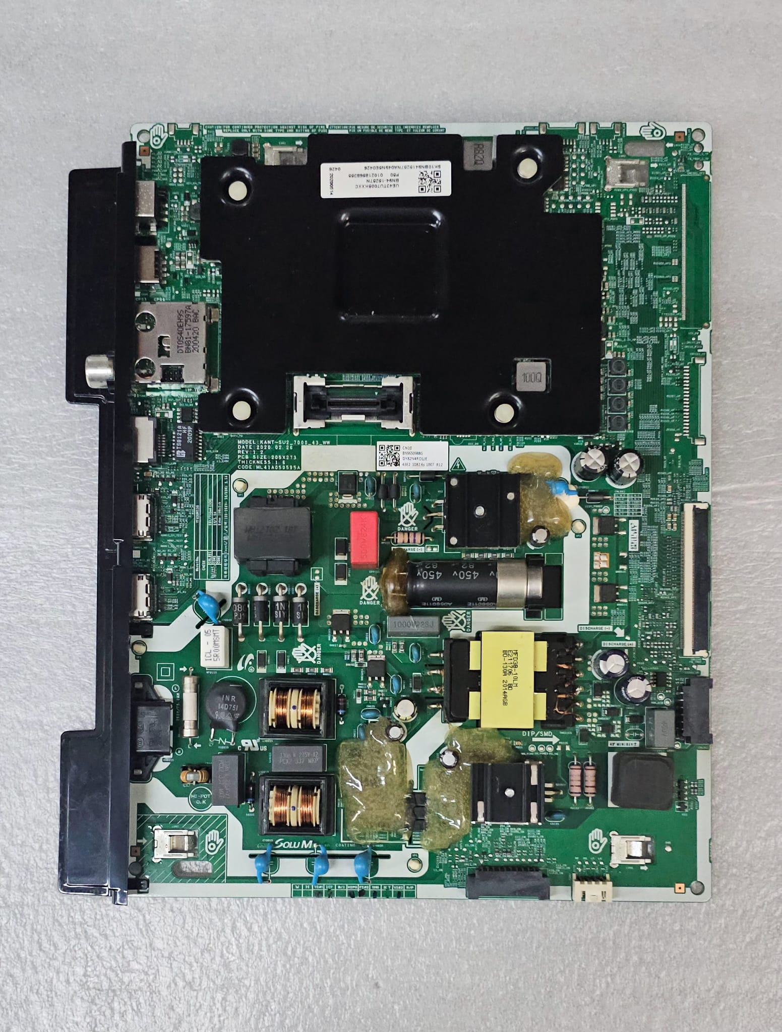ASSY PCB MAIN UE43TU7005XXC - BN94-15257N - Usado