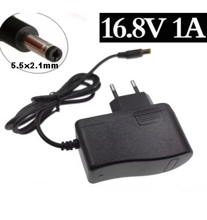 Carregador Aspirador 16.8V 1A Litio - Ficha 5.5x2.1mm