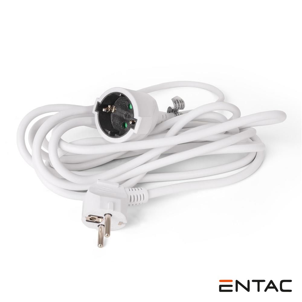 Extensão Eléctrica 3x1.5mm Schuko Macho / Schuko Fêmea 5mt