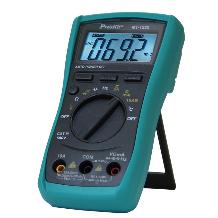 MULTIMETRO DIGITAL  PROSKIT MT1232