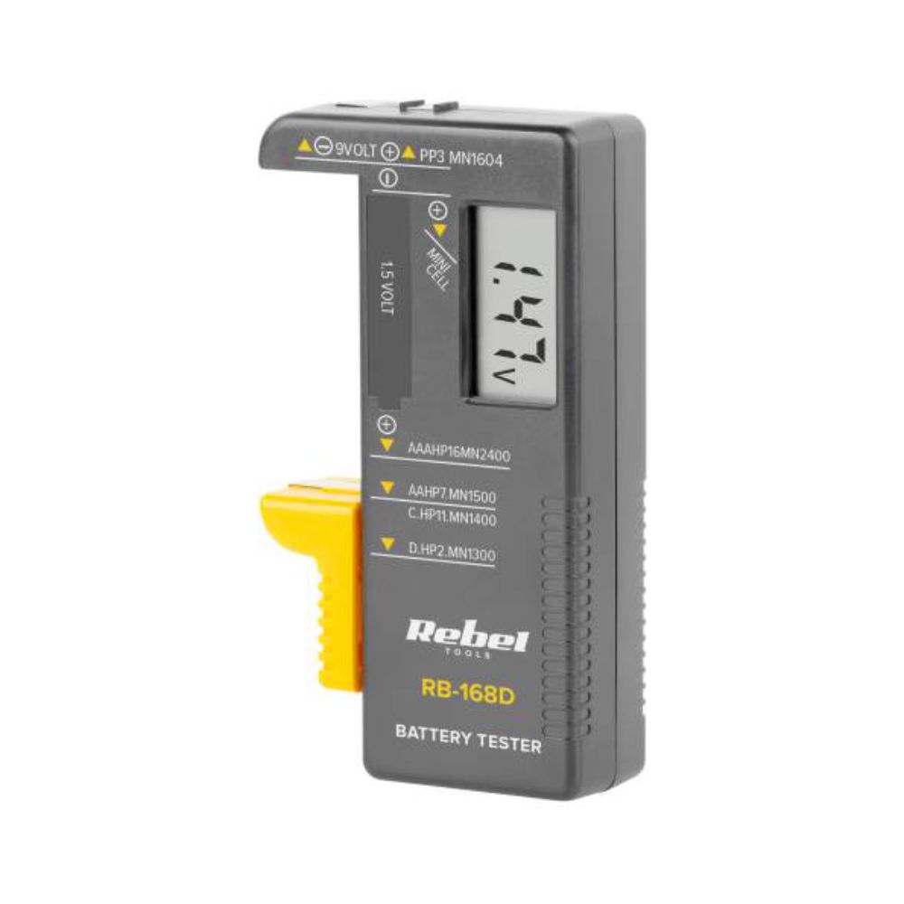 TESTADOR DE PILHAS UNIVERSAL AA/AAA/C/D/9V - DIGITAL