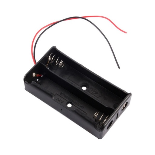 Suporte 2 pilha litio 18650 c/ fios