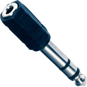 Adaptador 6,35 Macho ST / 3,5 Fêmea ST