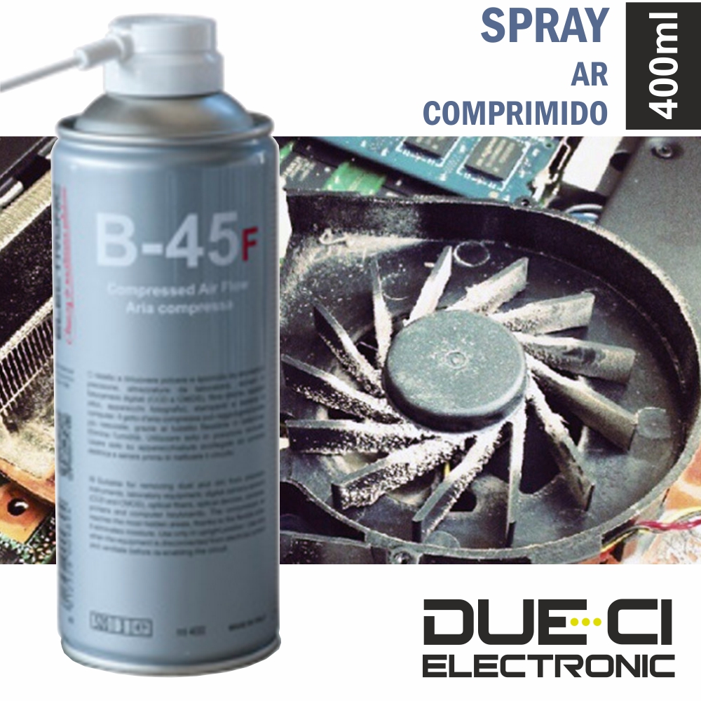 Spray DUE-CI B-45F Ar Comprimido -  400 ml