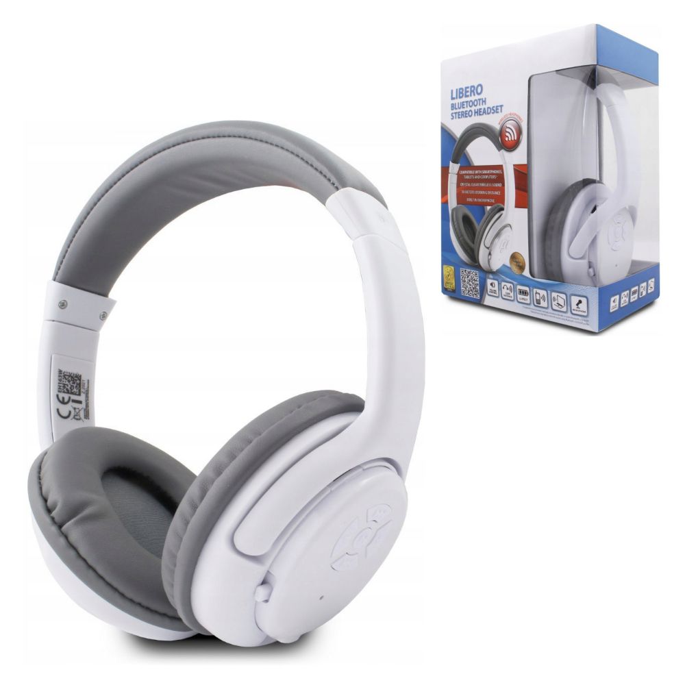 Auscultadores Bluetooth C/ Microfone Branco EH163W Esperanza