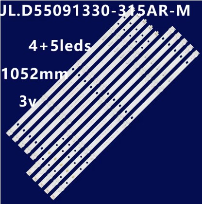 Kit 5 Barras 9 led´s 55" JL.D55091330-315AL-M 1052mm