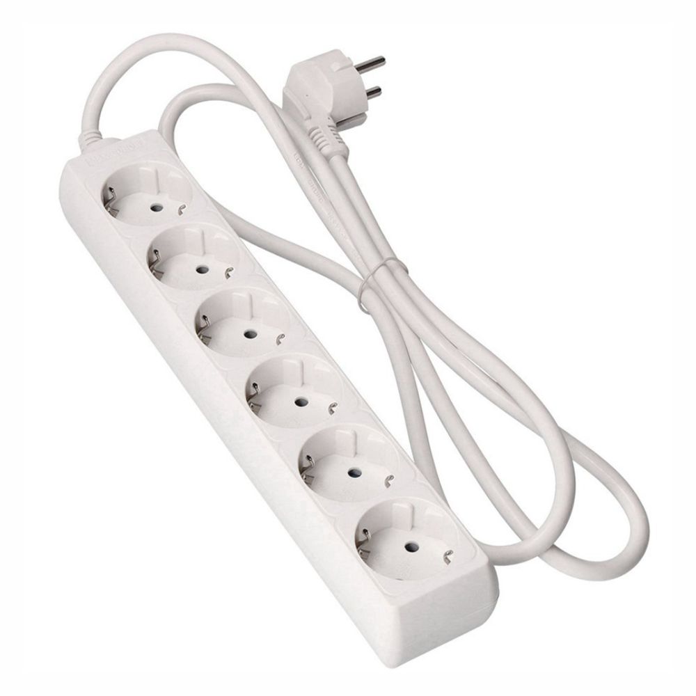 Extensão Eléctrica 6 Vias Shucko 1,5mt