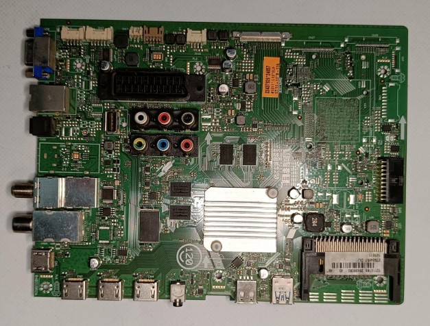 Main Board 17MB120 23438080 Toshiba 49U6763DG - painel VES490QNDS-2D-U11 usada