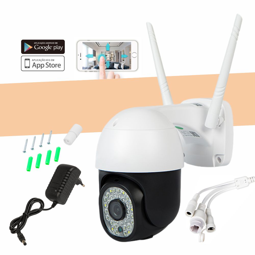 Câmara Vigilancia IP 1440p 5Mp Wifi Rotativa