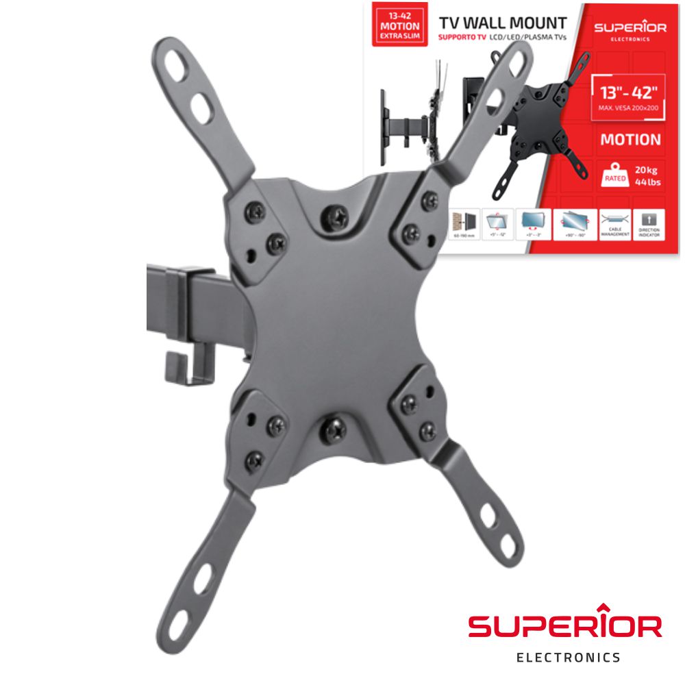 SUPORTE LCD 13-42" - 20Kg  1 artic vesa 75 a 200