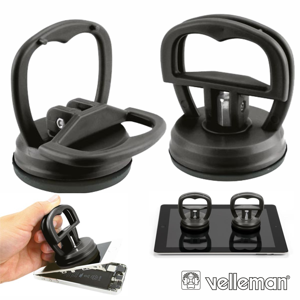 CONJUNTO 2 VENTOSAS P/ VISORES VELLEMAN