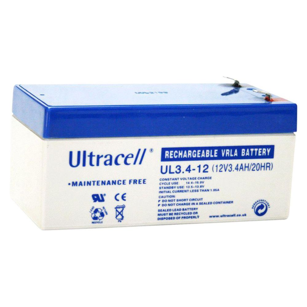 Bateria Ácida 12V 3,4Ah (134x66x67mm)